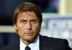 Italy's coach Antonio Conte looks on during the Euro 2016 group H qualifying football match between Italy and Malta on September 3, 2015 at the Artemio Franchi stadium in Florence. AFP PHOTO / ALBERTO PIZZOLI        (Photo credit should read ALBERTO PIZZOLI/AFP/Getty Images)